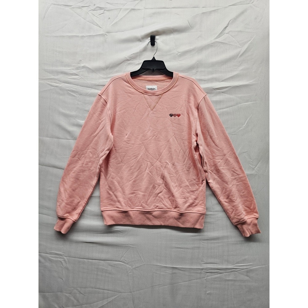 Goodfellow & Co Mens French Terry Sweatshirt Pink Long Sleeve Pullover S New